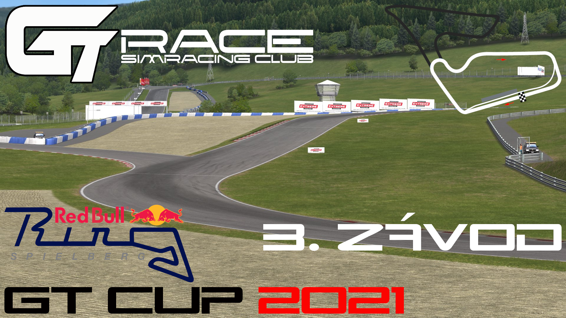 GT CUP 2021 Red Bull Ring - krátký okruh